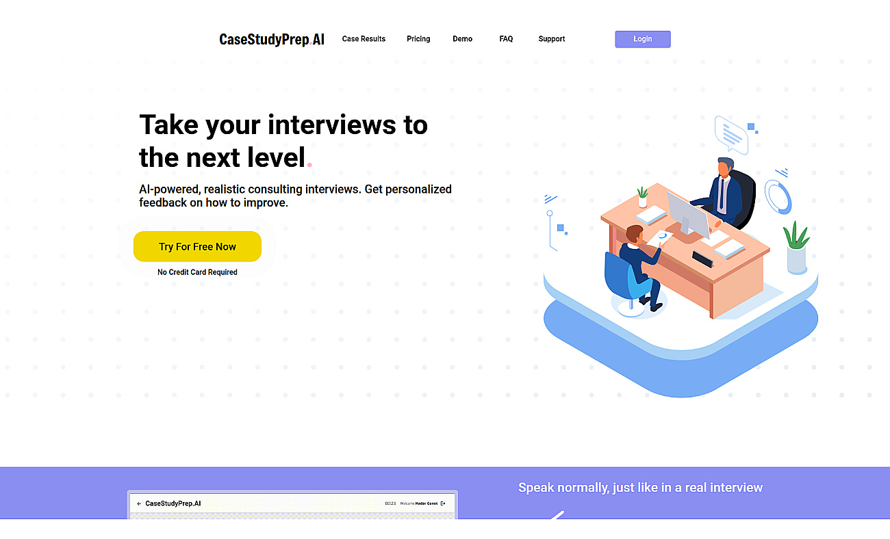 CaseStudyPrep screenshot