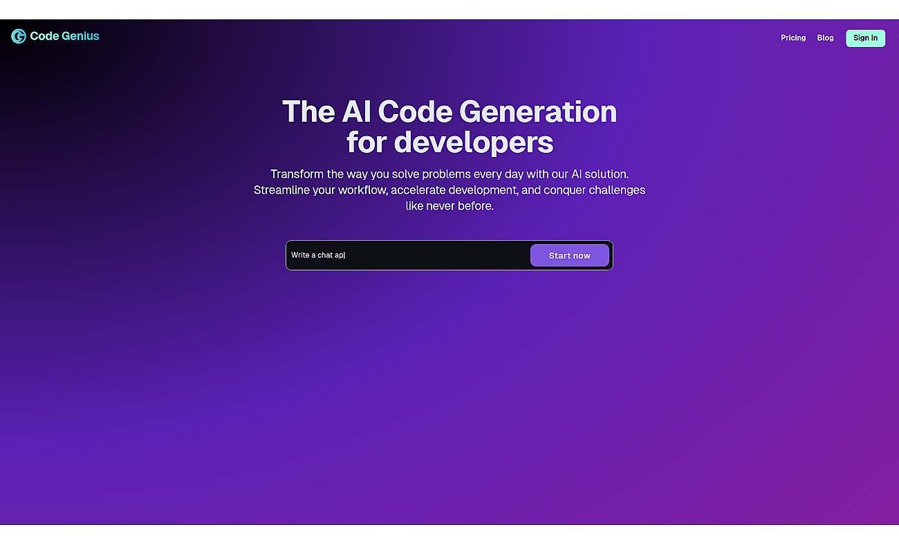 Code Genius screenshot