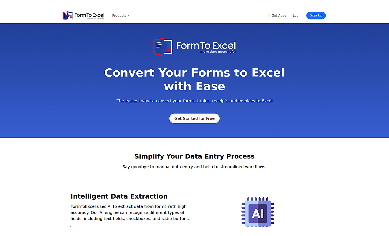 FormToExcel screenshot