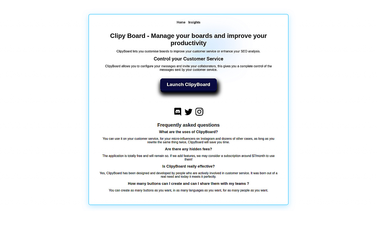 ClipyBoard screenshot