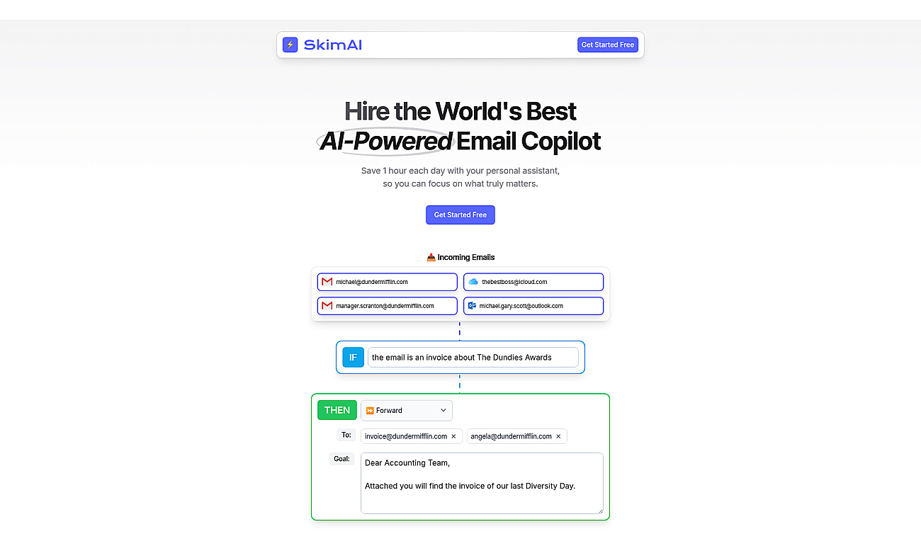 SkimAI screenshot