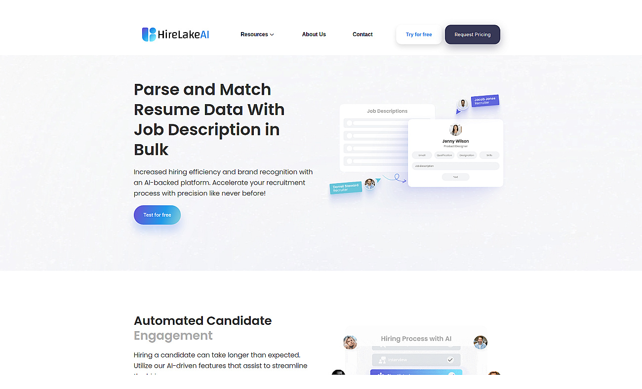 HireLakeAI screenshot