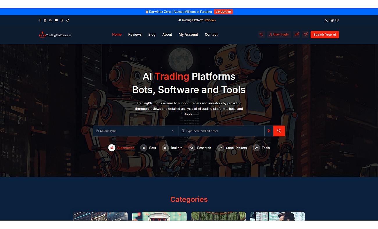 Tradingplatforms.ai screenshot