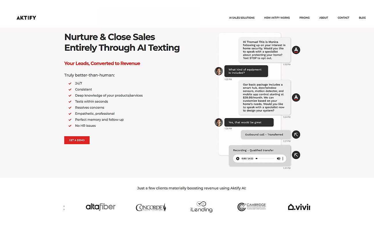 Aktify screenshot