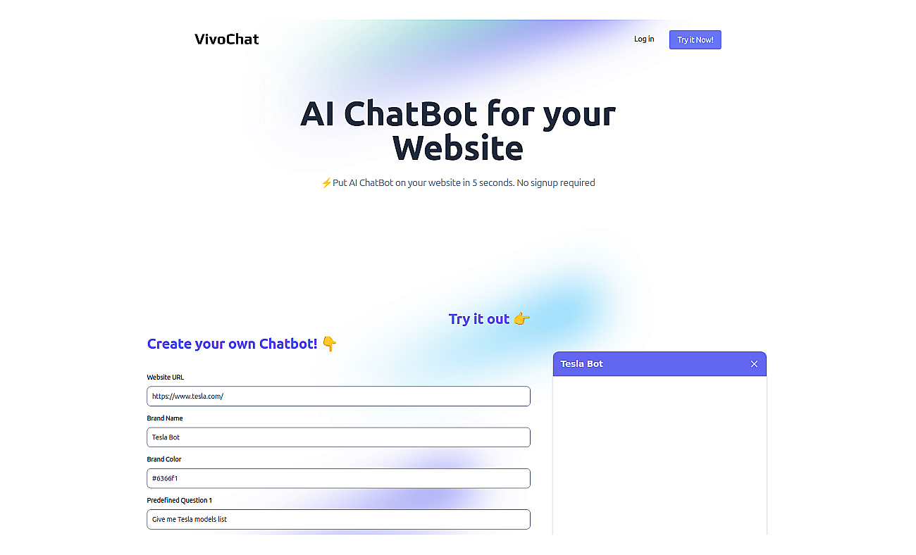 VivoChat screenshot