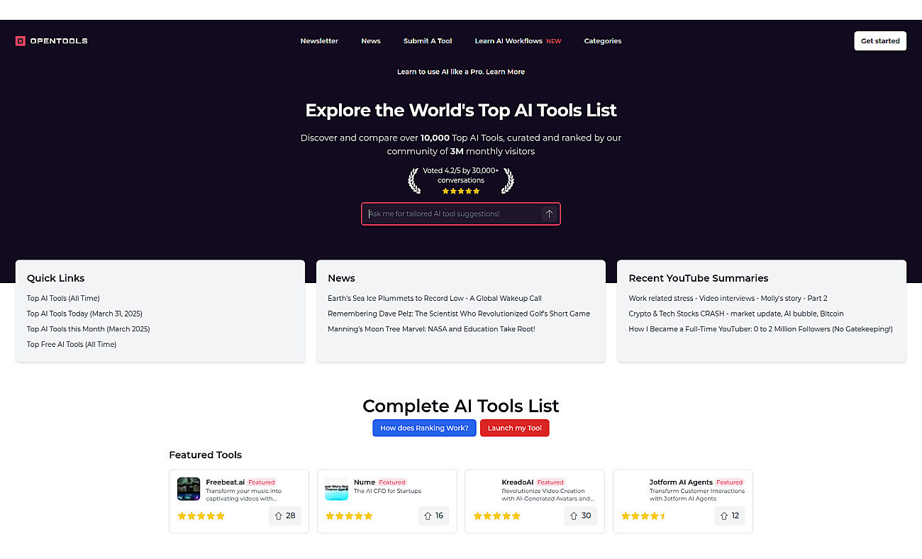 OpenTools screenshot
