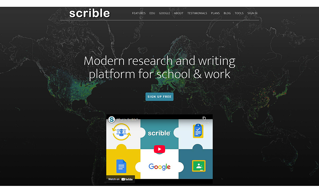 Scrible screenshot