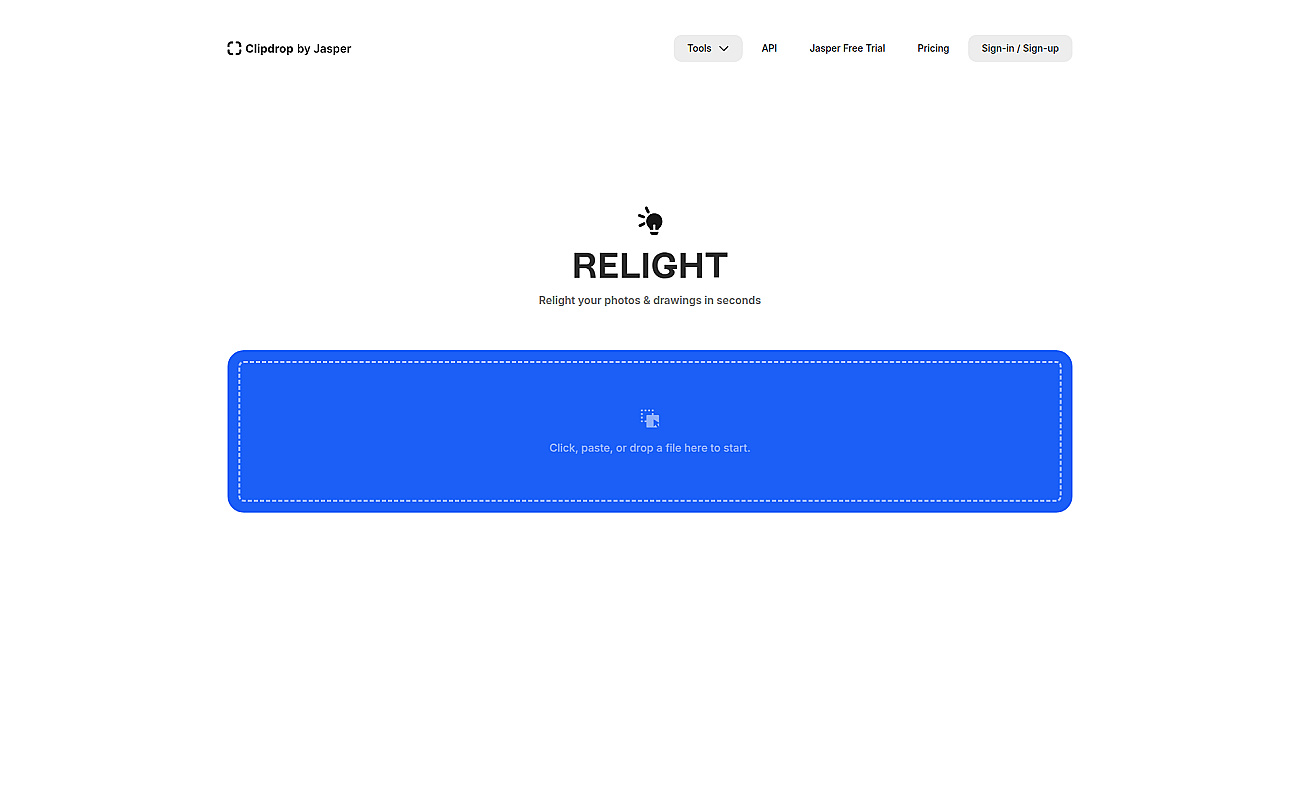ClipDrop Relight screenshot