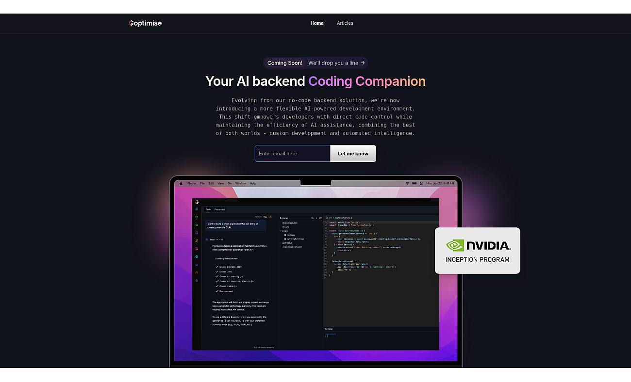 Goptimise Beta screenshot
