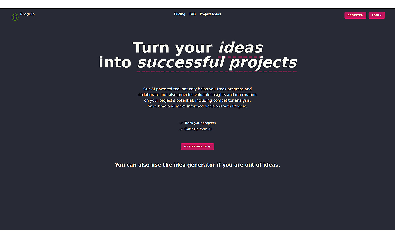 Progr.io screenshot