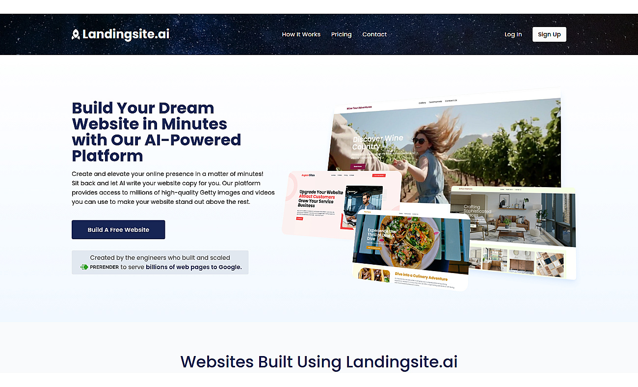 Landingsite screenshot