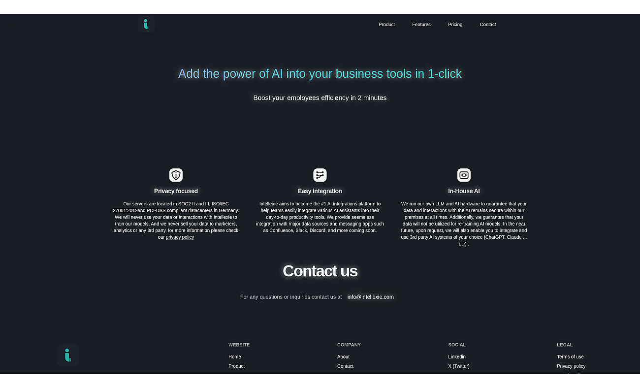 Intellexie screenshot