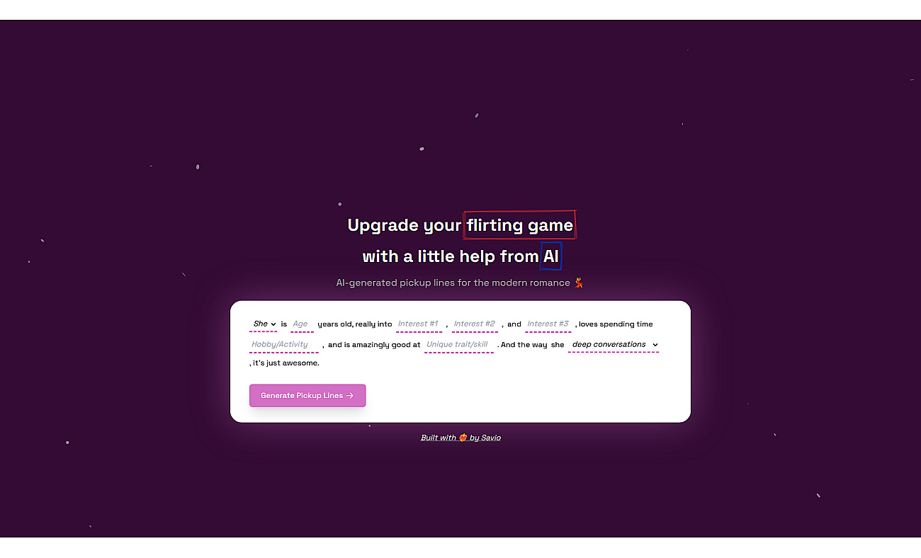 Flirtify screenshot