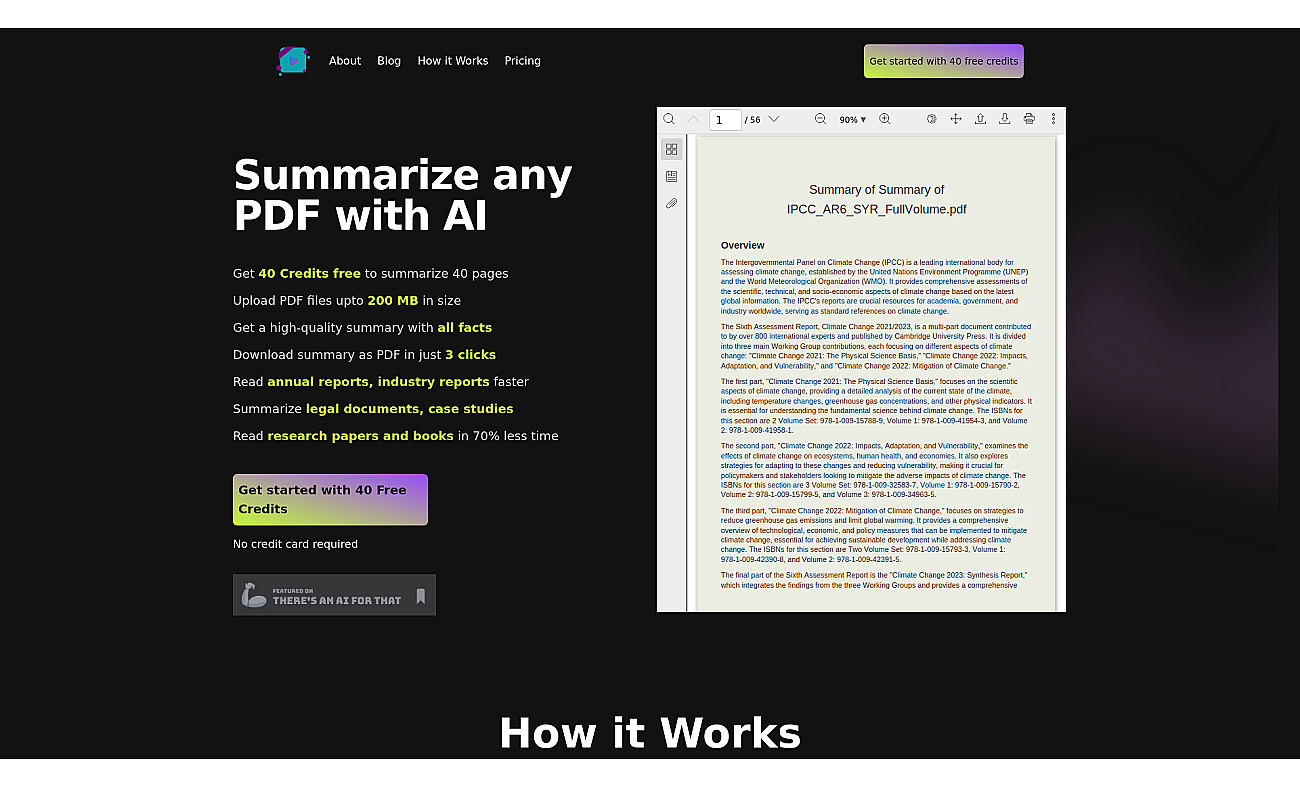 SummaryWithAI screenshot