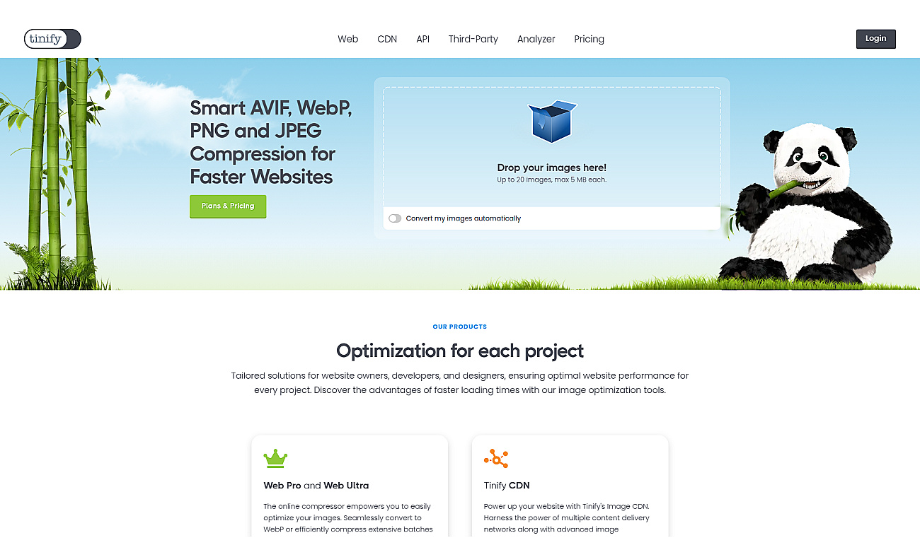 TinyPNG screenshot