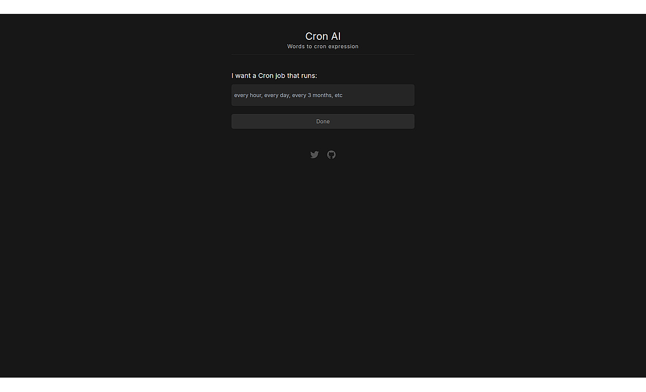 Cron AI screenshot