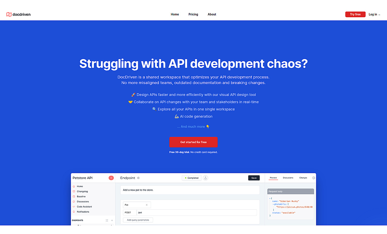 DocDriven screenshot