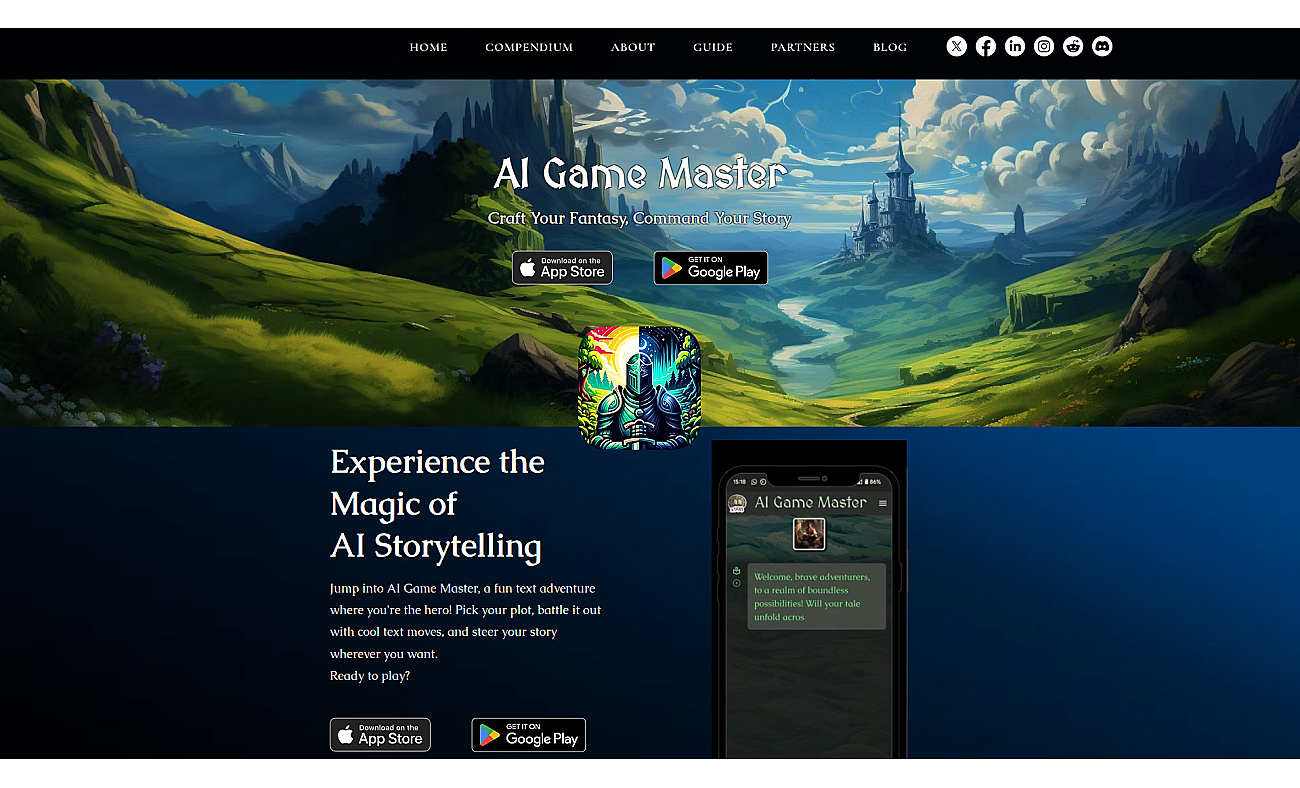 AI game master screenshot
