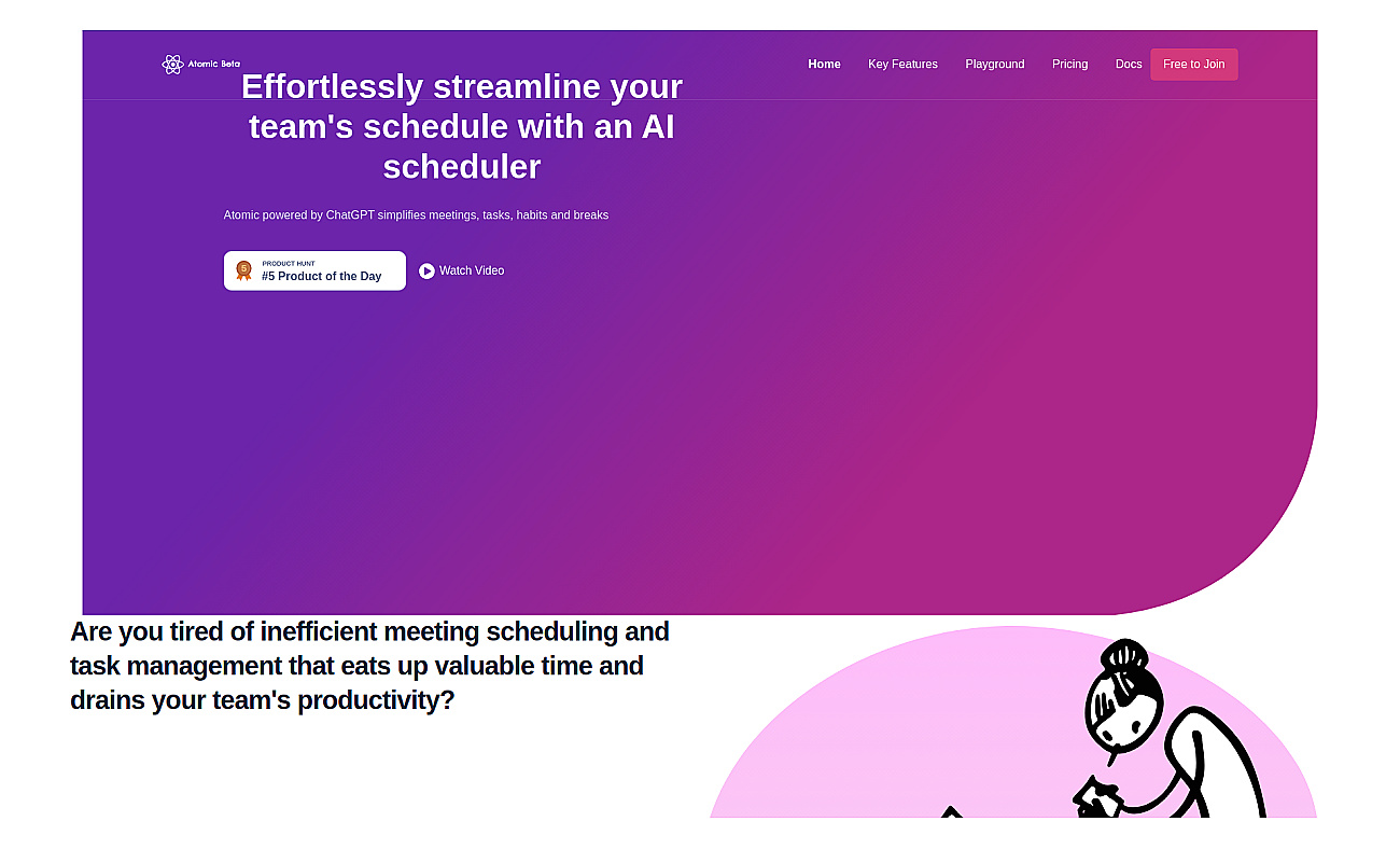 Atomic screenshot