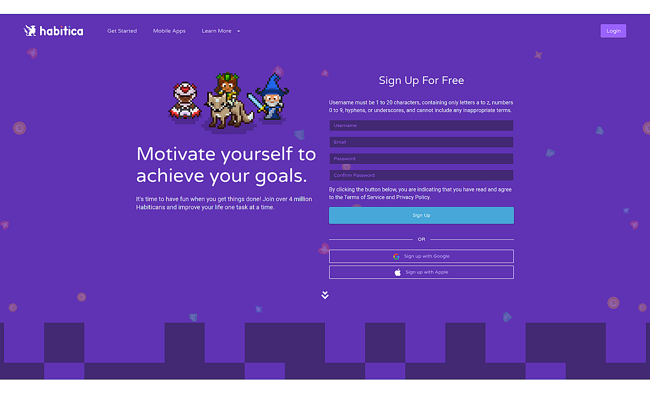 Habitica screenshot