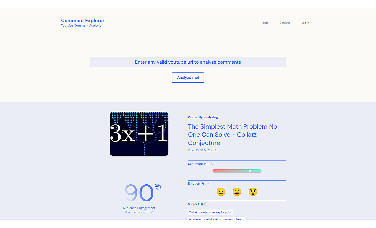 Comment Explorer screenshot