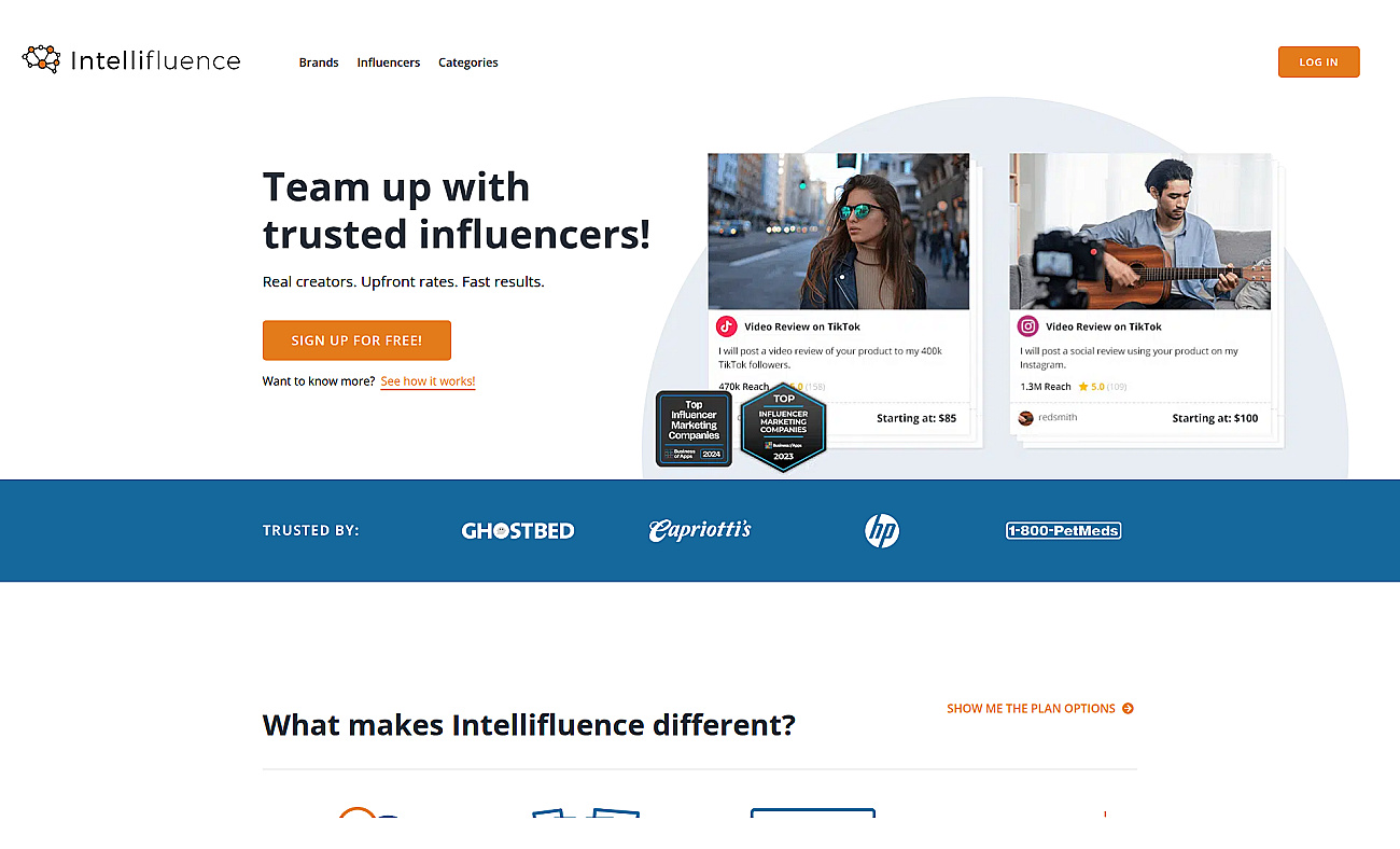 Intellifluence AI screenshot