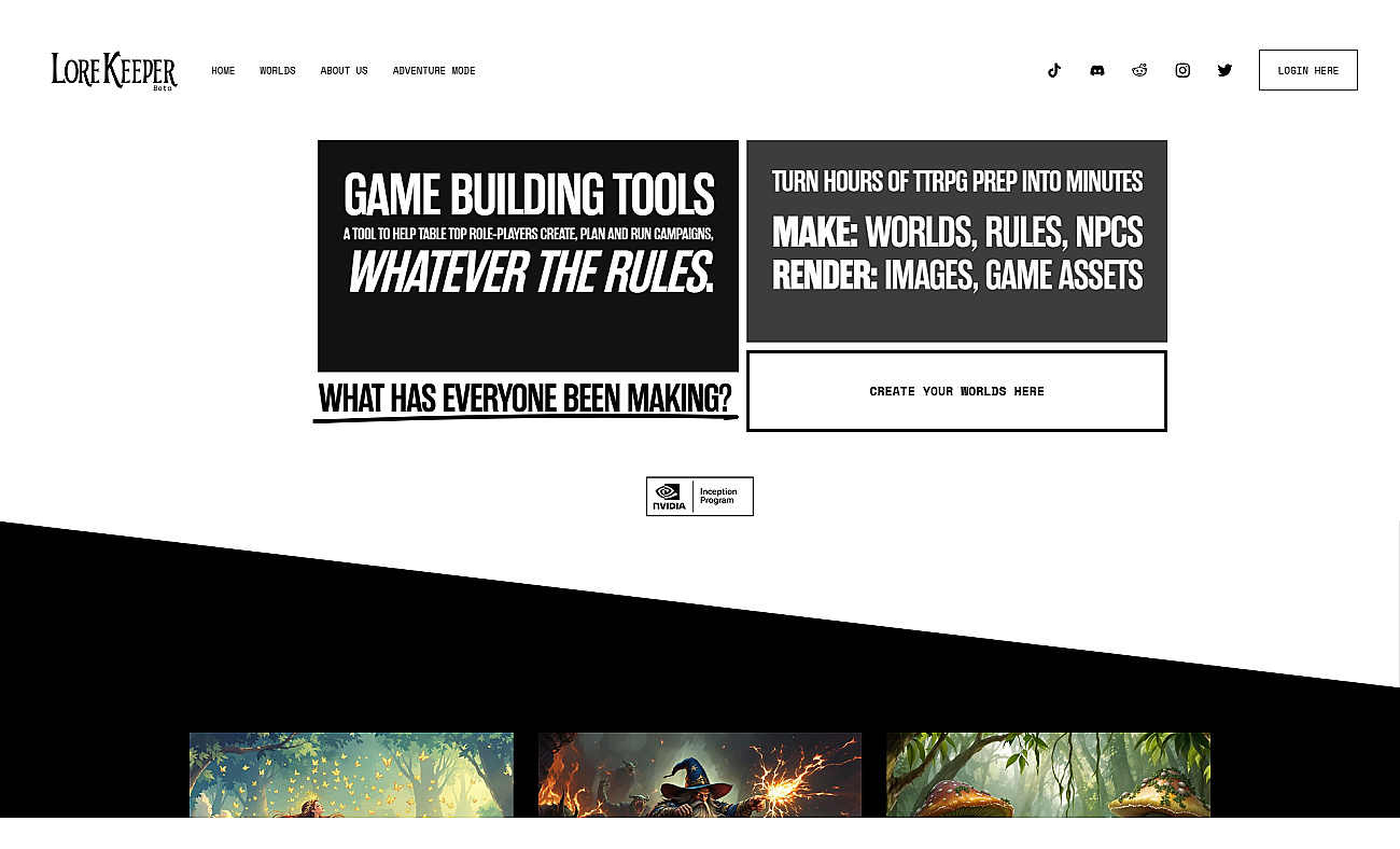 LoreKeeper screenshot