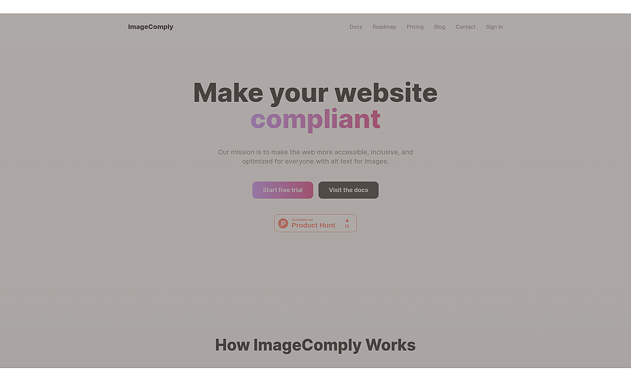 ImageComply screenshot