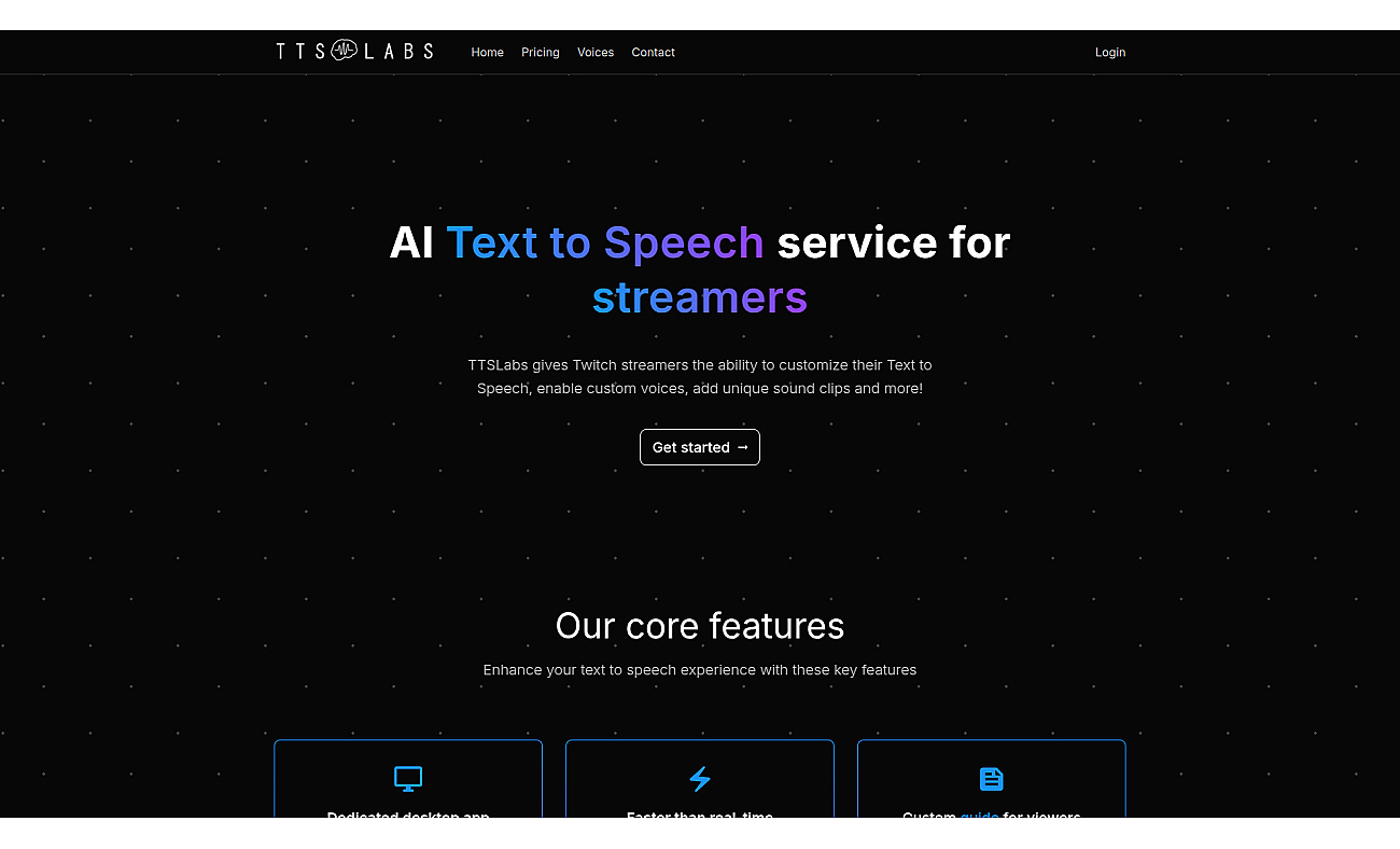 TTSLabs screenshot