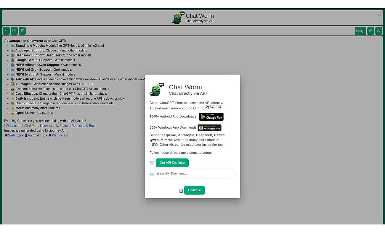 Chat Worm screenshot