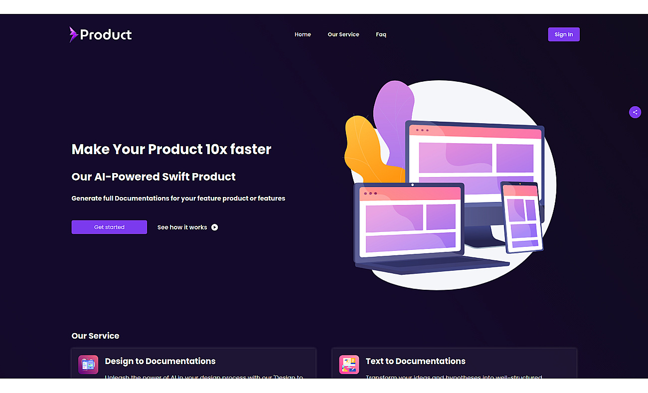 Swift Product screenshot