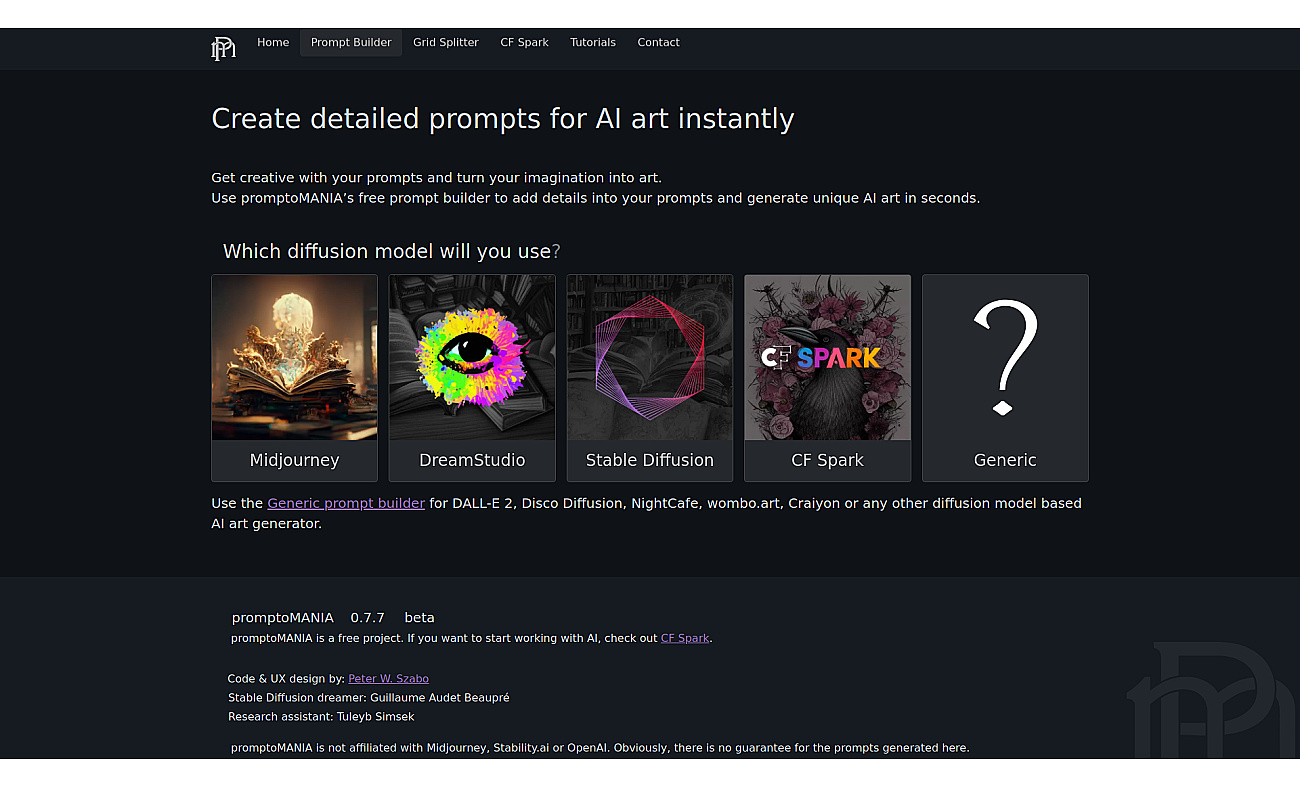 prompt-builder screenshot