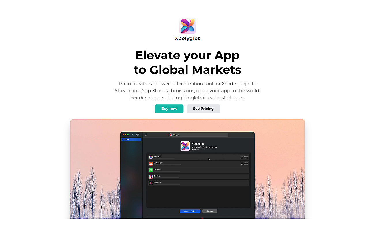 Xpolyglot screenshot
