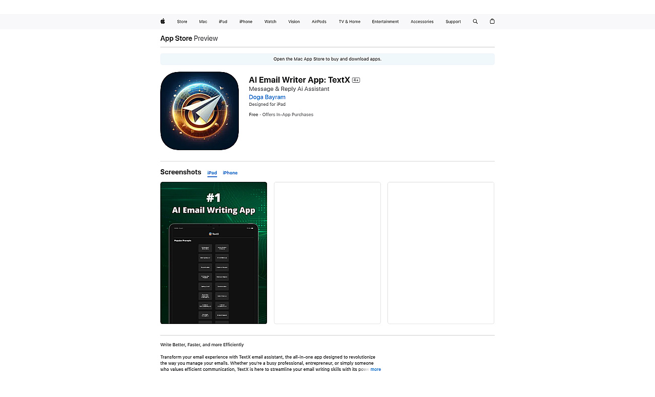 TextX screenshot
