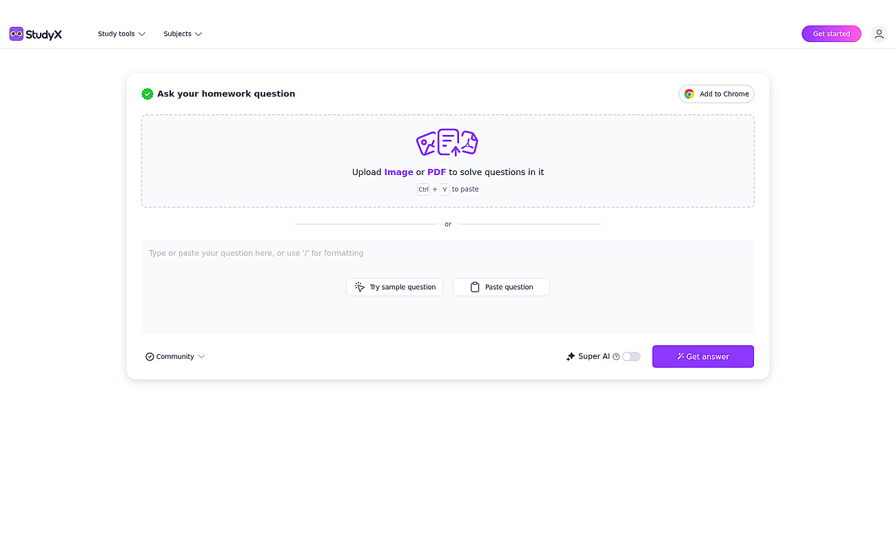 StudyX screenshot
