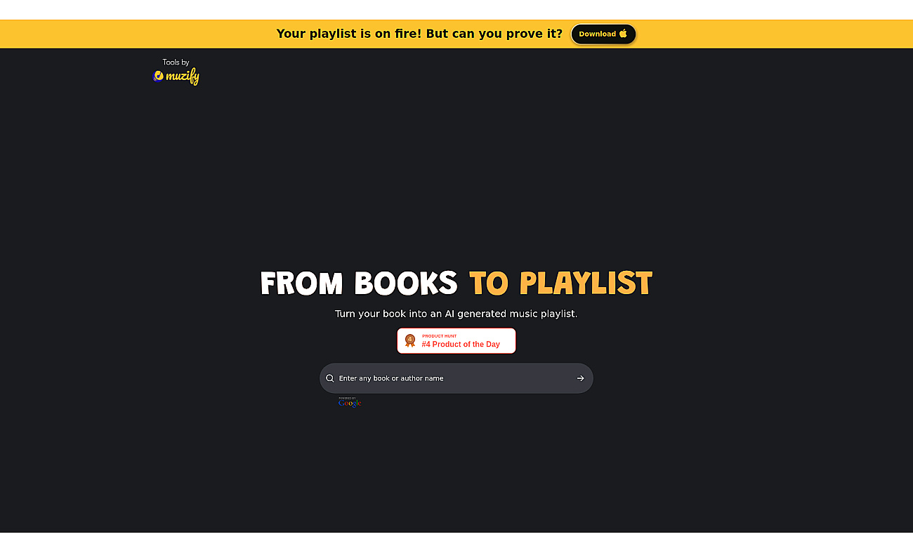 Muzify screenshot