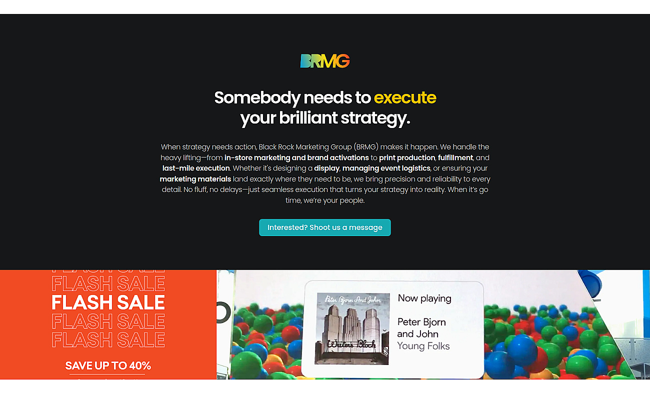 Black Rock Marketing Group screenshot