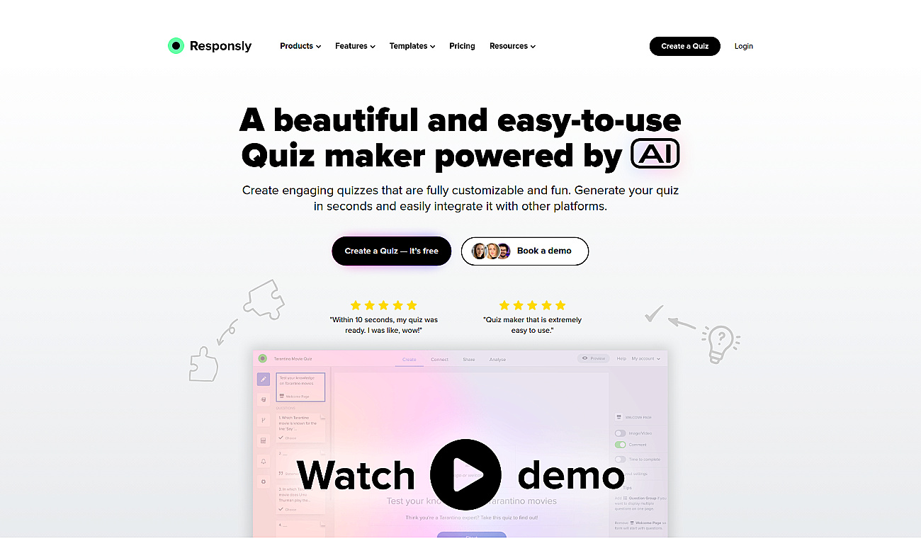 Responsly screenshot