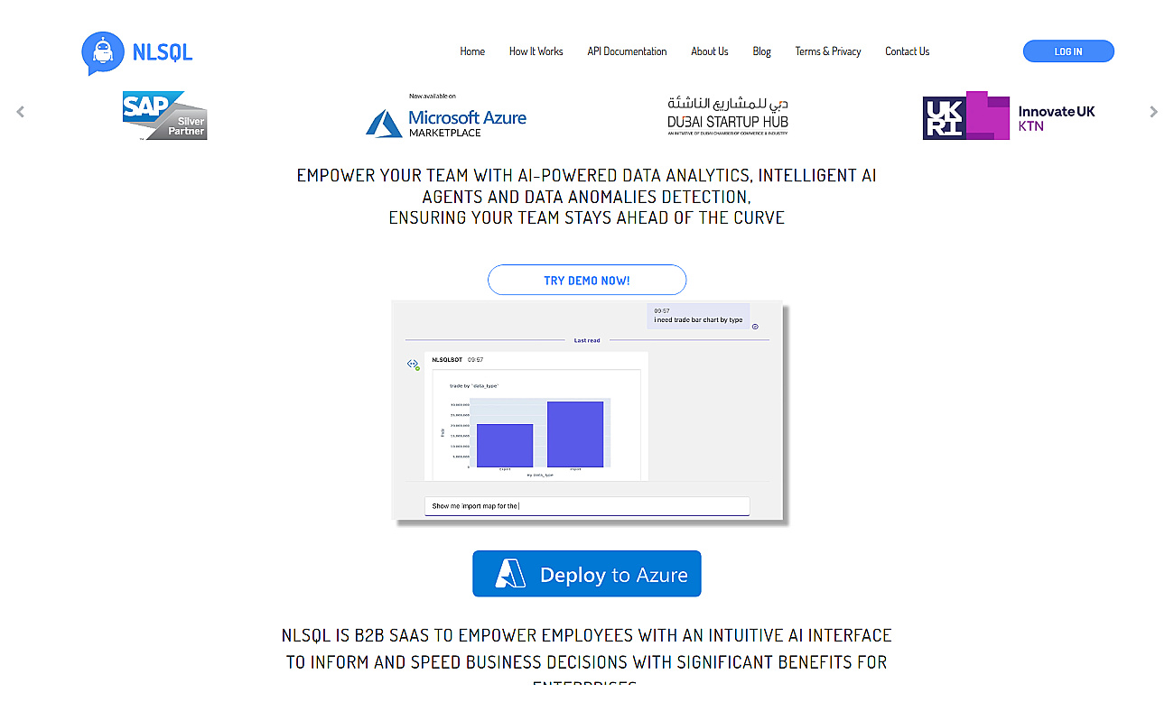 NLSQL screenshot