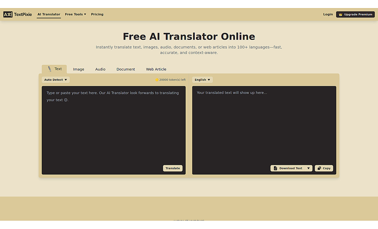Textpixie screenshot