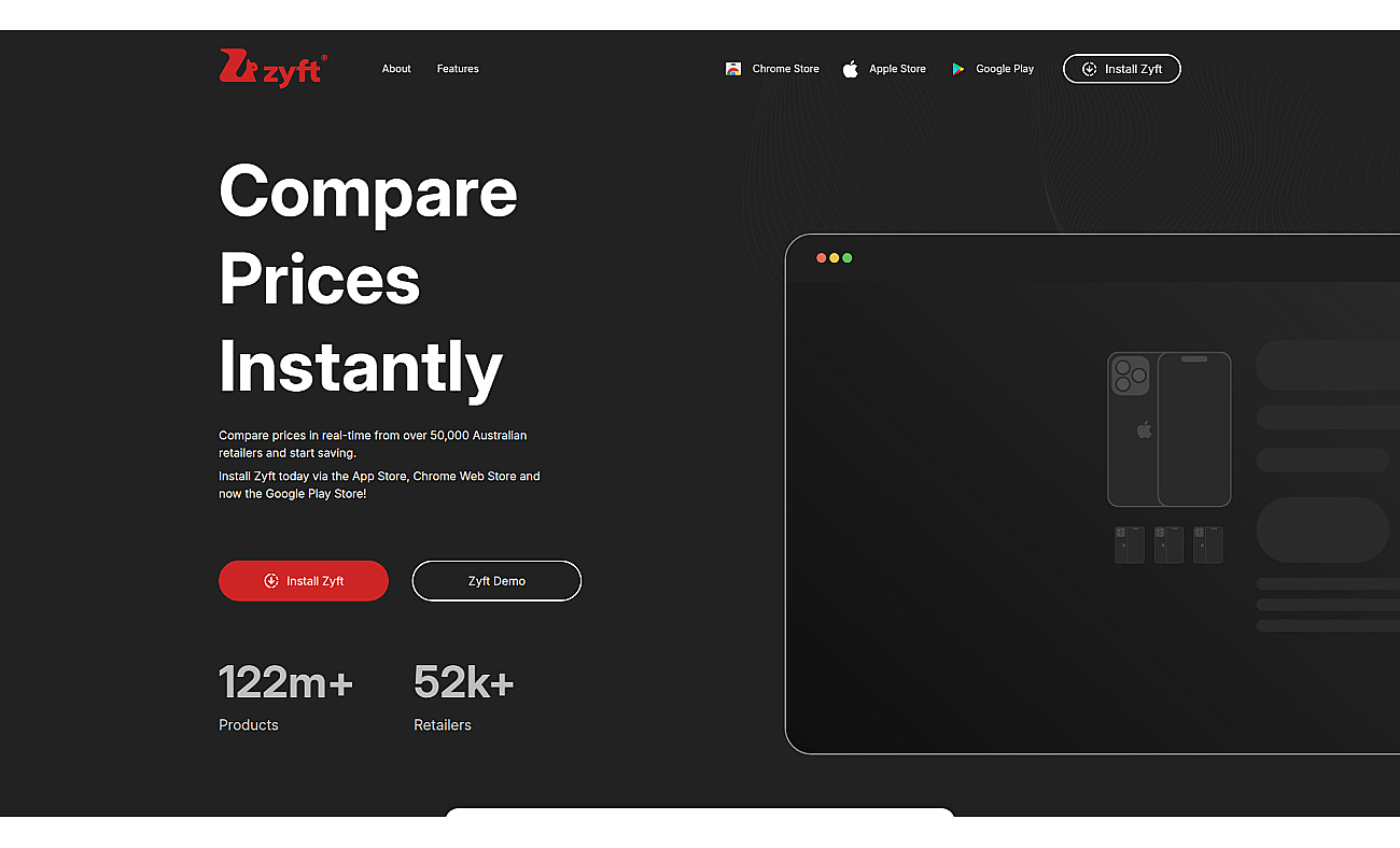 Zyft screenshot