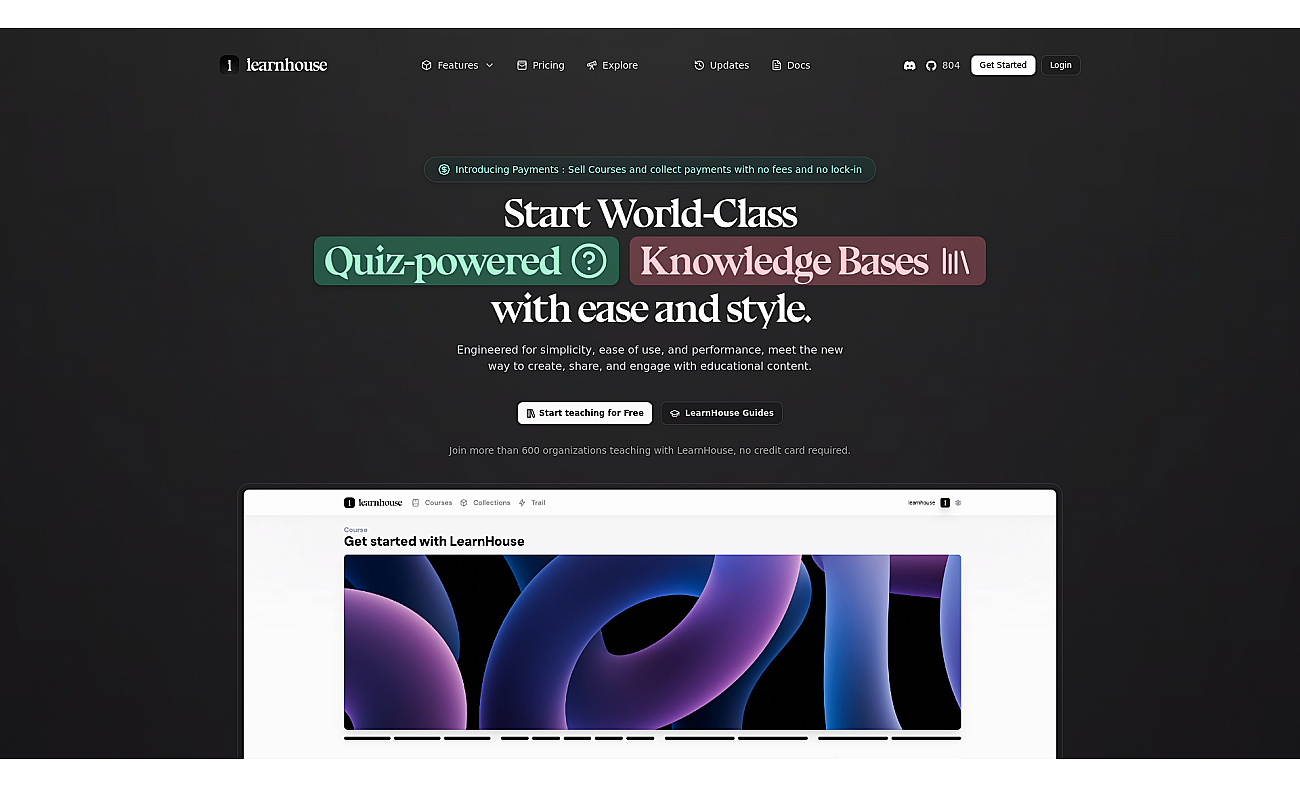 LearnHouse screenshot