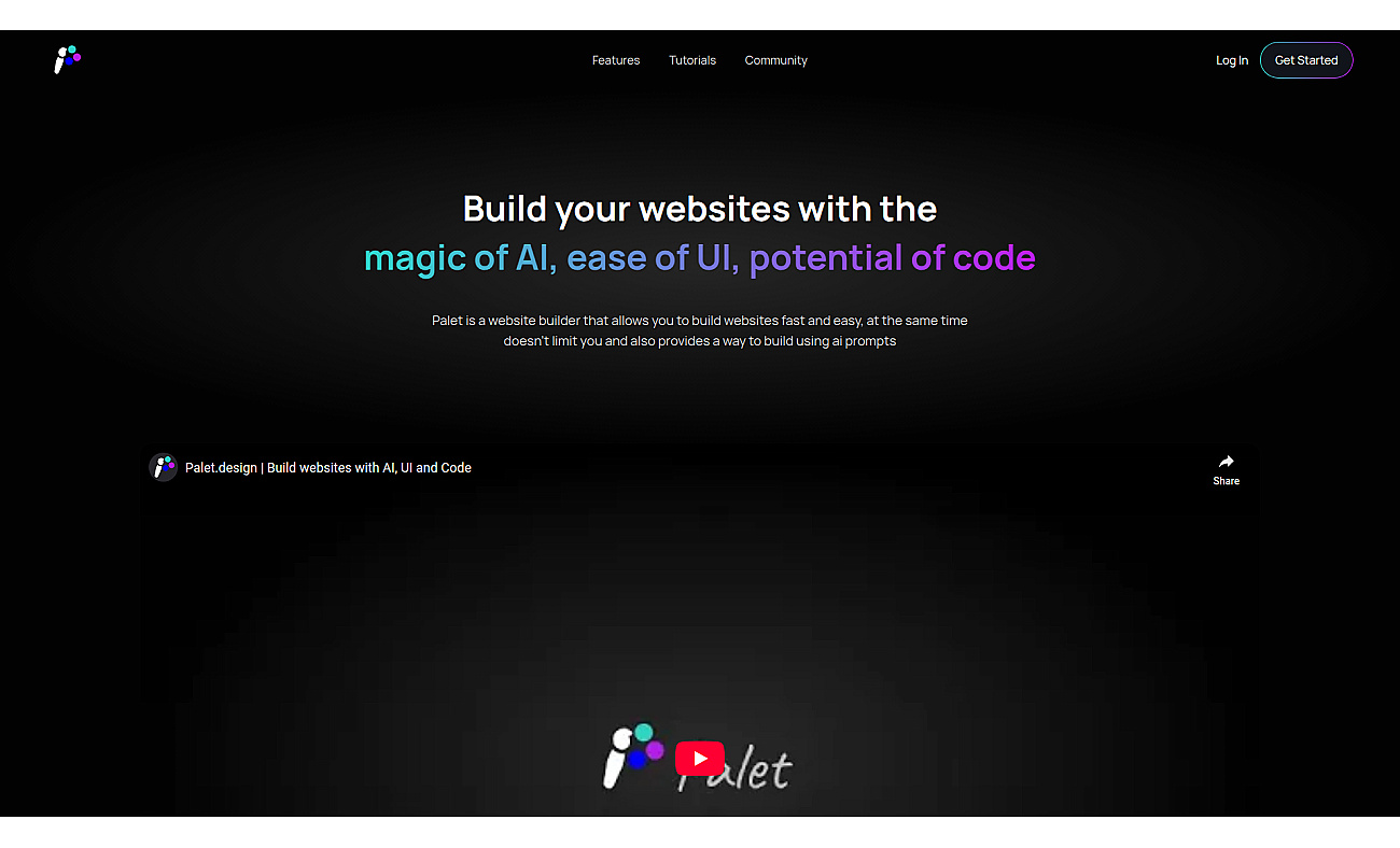 Palet Design screenshot