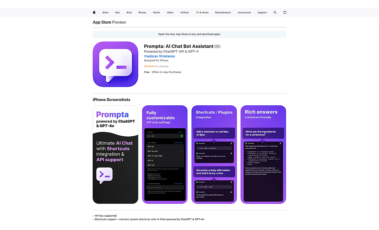 Prompta  App screenshot