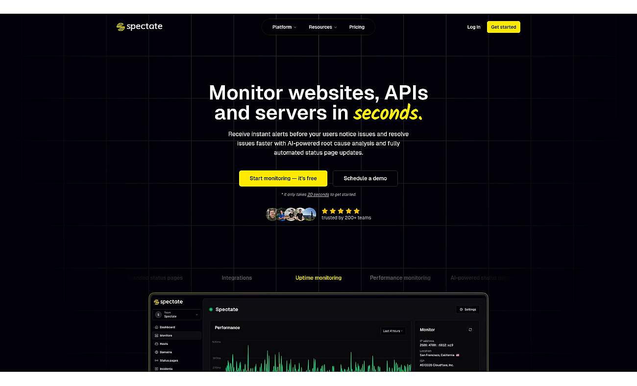 Spectate screenshot