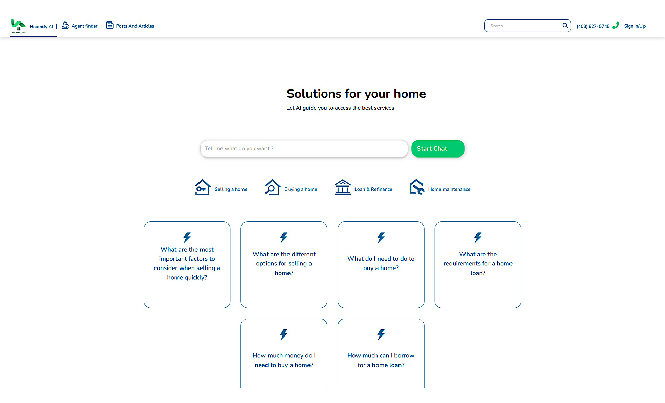 Houmify screenshot