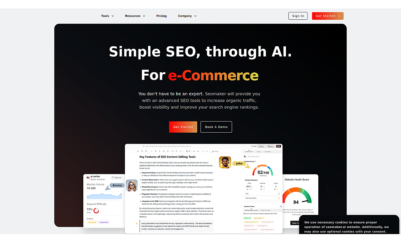 Seomaker screenshot