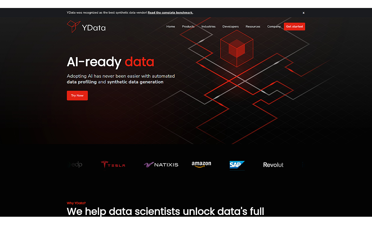 YData screenshot