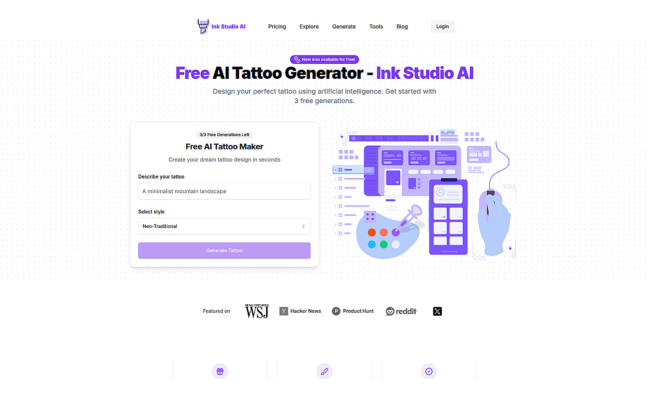 Ink Studio AI screenshot