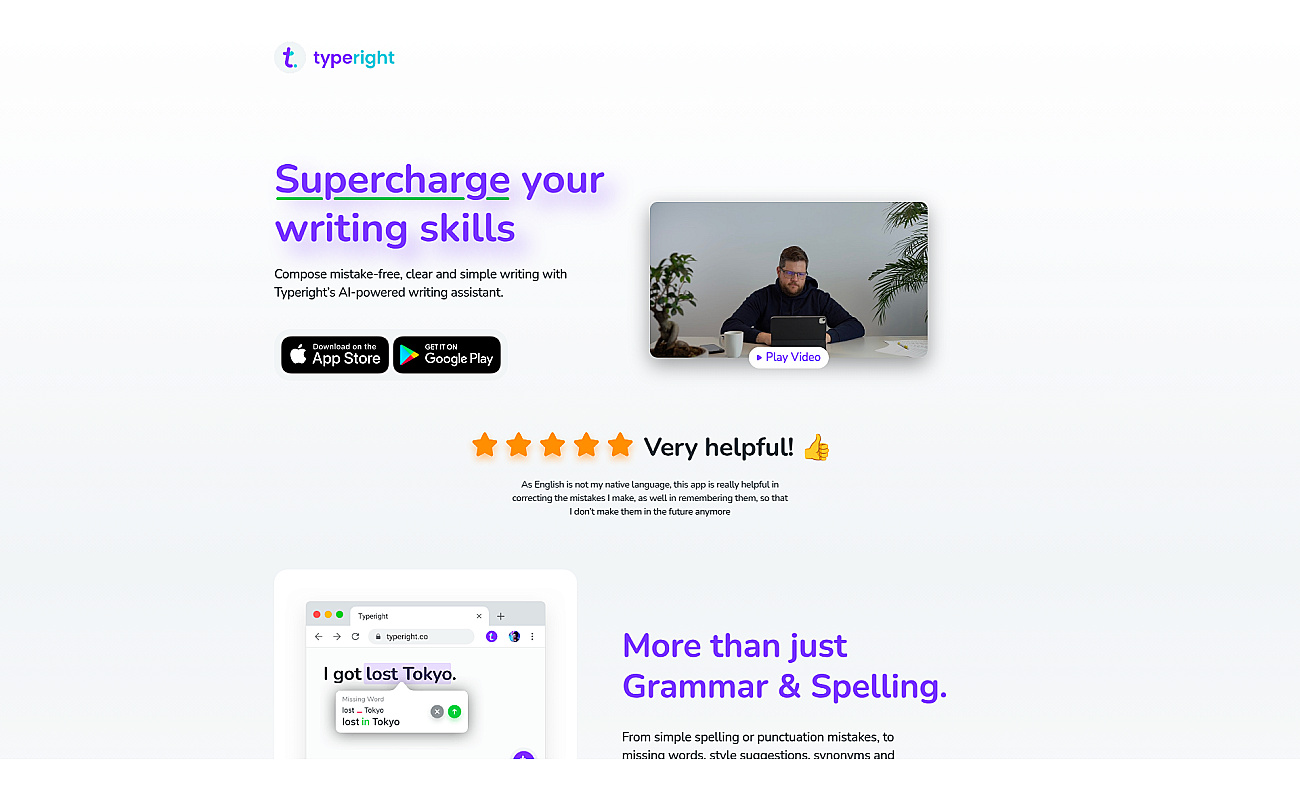 Typeright screenshot